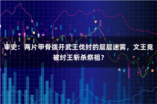 审史：两片甲骨拨开武王伐纣的层层迷雾，文王竟被纣王斩杀祭祖？